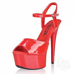 Красные босоножки на высокой платформе Red Shine Красные босоножки на высокой платформе Red Shine