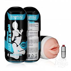  Мастурбатор-ротик Vibrating Mouth