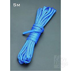 Голубая веревка для связывания - 5 м. Голубая веревка для связывания - 5 м.