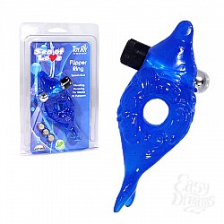  ����������� ������ � ��������� Sea Of Love Vibr. Flipper Ring Blue