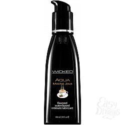 Лубрикант со вкусом кофе мокко Wicked Aqua Mocha Java - 60 мл. Лубрикант со вкусом кофе мокко Wicked Aqua Mocha Java - 60 мл.