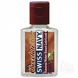 Лубрикант на водной основе с ароматом шоколада Swiss Navy Chocolate Bliss - 20 мл. Лубрикант на водной основе с ароматом шоколада Swiss Navy Chocolate Bliss - 20 мл.
