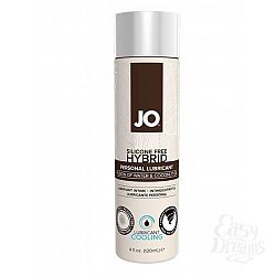  Водно-масляный лубрикант с охлаждающим эффектом JO Silicon free Hybrid Lubricant COOLING - 120 мл.