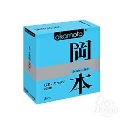  Презервативы OKAMOTO Skinless Skin Super lubricative   3 89696Ok