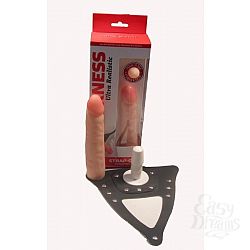 Страпон Harness - 18,5 см, Телесный Страпон Harness - 18,5 см, Телесный