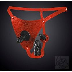 Трусики кожаные универсальные со штырьком для насадок Трусики кожаные универсальные со штырьком для насадок