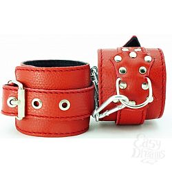 Оковы из кожи - БДСМ Арсенал, Красный Оковы из кожи - БДСМ Арсенал, Красный