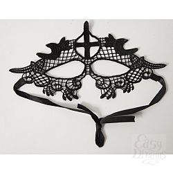 Маска "Кокетливая монашка" - White Label, One Size, Черный  Маска "Кокетливая монашка" - White Label, One Size, Черный