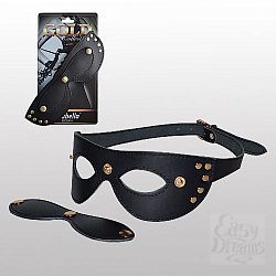 Кожаная маска с шорами Sitabella Gold Collection Кожаная маска с шорами Sitabella Gold Collection