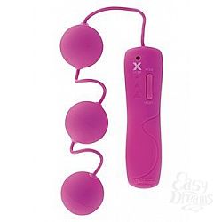 Три фиолетовых вагинальных шарика с вибрацией Три фиолетовых вагинальных шарика с вибрацией