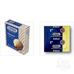 Презервативы ребристые CONTEX 3 Ribbed, 3 шт. Презервативы ребристые CONTEX 3 Ribbed, 3 шт.