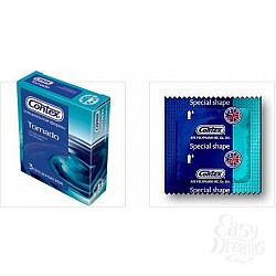 Презервативы специальной формы CONTEX 3 Tornado, 3 шт. Презервативы специальной формы CONTEX 3 Tornado, 3 шт.