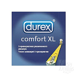  ������������ �������� ������� DUREX  COMFORT XL, 3 ��.