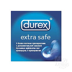  ������������ ����� ������� DUREX  EXTRA SAFE, 3 ��.
