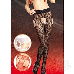 Колготы с вырезом по бокам и внизу Колготы с вырезом по бокам и внизу