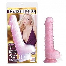 Двухцветный фаллос Crystal Cote Pink 5,5" 0250-04CDSE Двухцветный фаллос Crystal Cote Pink 5,5" 0250-04CDSE
