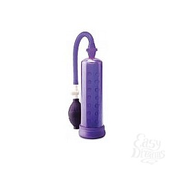 Вакуумный Стимулятор Pump Worx Silicone Power Pump  Purple  Вакуумный Стимулятор Pump Worx Silicone Power Pump  Purple