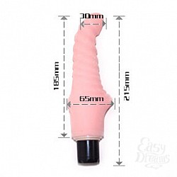 Ребристый водонепроницаемый вибромассажер Ребристый водонепроницаемый вибромассажер