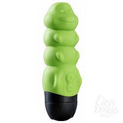 Зеленый вибратор-гусеница Baby Bug Зеленый вибратор-гусеница Baby Bug