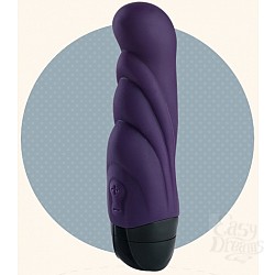 Фиолетовый вибратор Meany с волнистым рельефом Фиолетовый вибратор Meany с волнистым рельефом